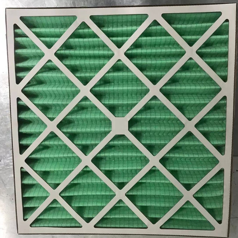 MERV8 marco de papel Eficiencia primaria PRE Panel Filtro de aire HVAC para la granja de pig
